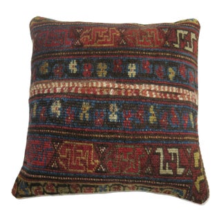 Traditional Rustic Rug Pillow For Sale