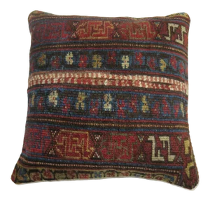 Traditional Rustic Rug Pillow