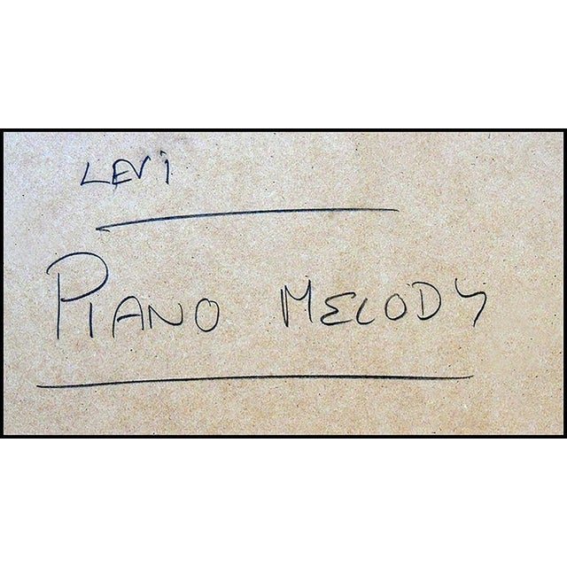Late 20th Century Piano Melody, Dorit Levi For Sale - Image 4 of 5