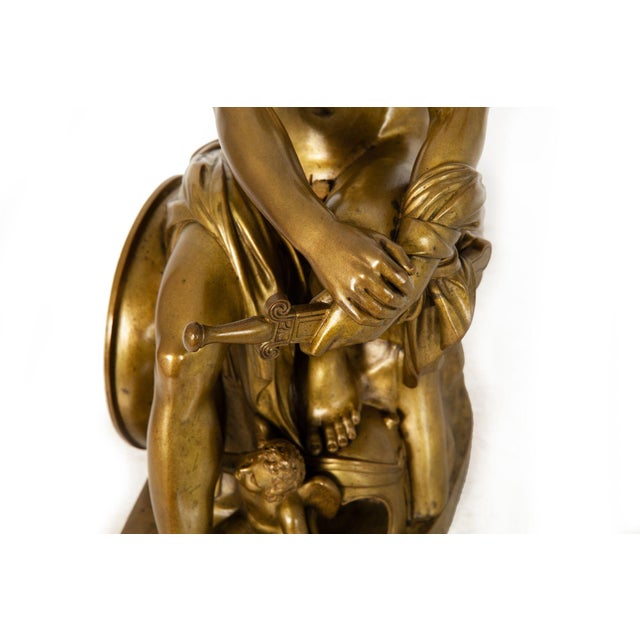 Fine Grand Tour Italian Bronze Sculpture of Ludovisi Ares (Mars) Ca. 1872 For Sale - Image 15 of 18
