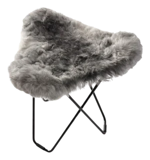 Iceland Flying Goose Footstool by Cuero Design