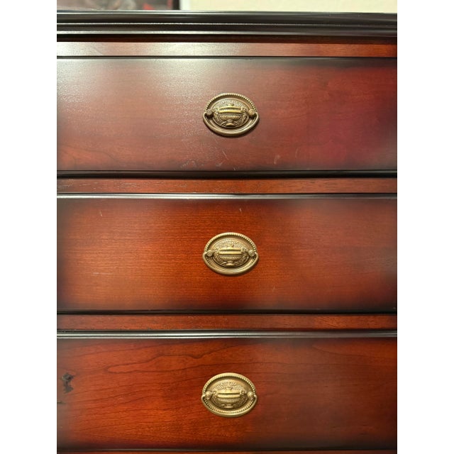 1990s Vintage Highboy Lingerie Dresser For Sale - Image 5 of 5