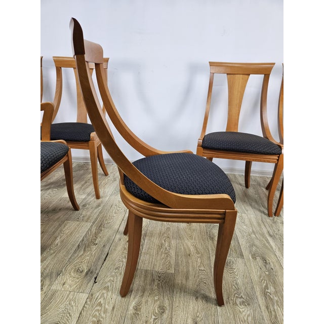 Wood Vintage Gondola Chairs by Pietro Costantini, 1980s, Set of 6 For Sale - Image 7 of 16