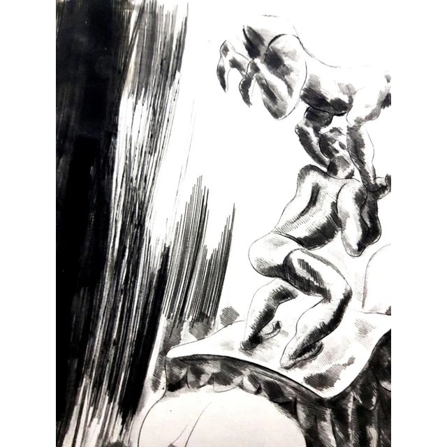 Jean Gabriel Daragnès - Circus - Original Etching 1946 For Sale - Image 6 of 9