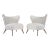 Scandinavian Modern Wingback Lounges, Denmark, C. 1950s - a Pair For Sale