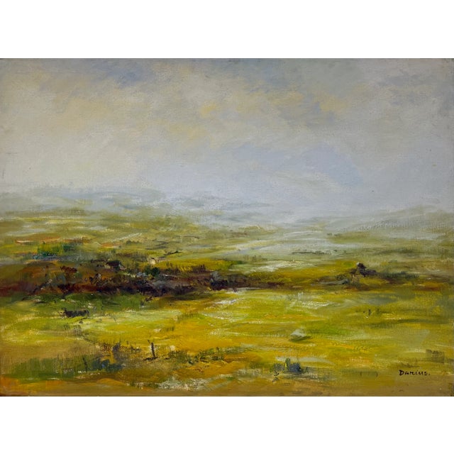 Contemporary Impressionistic Landscape Original Oil Painting For Sale