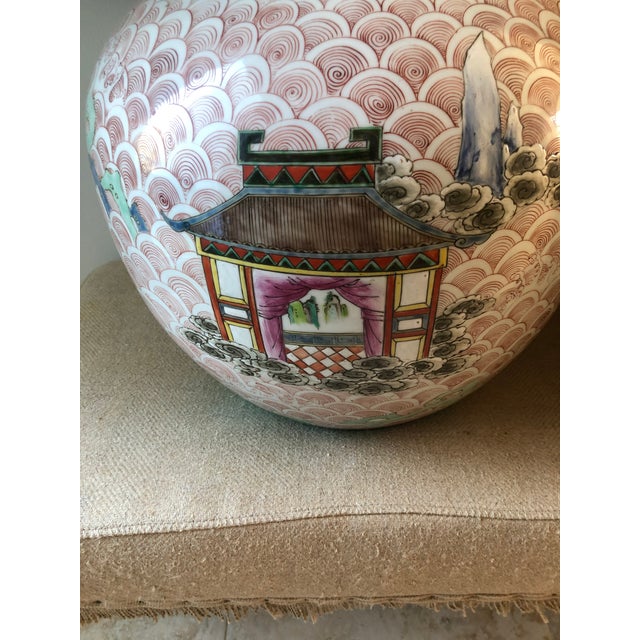 Antique Chinese Jiaqing Mark and Period Rose Vases - a Pair For Sale - Image 4 of 13