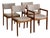 Vintage Danish Modern Dining Chairs - Set of 4 For Sale