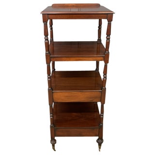 Regency Period Mahogany 4 Tier Whatnot, 1820 For Sale