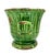 Mediterranean Vintage Vietri Italian Verde Glazed Terracotta Planter With Handles – Mediterranean / Tuscan For Sale - Image 3 of 11