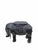 Metal Antique Balinese Finely Detailed Patina Hammered Bronze Saddled Elephant Plant-Stand/Cocktail Table For Sale - Image 7 of 12
