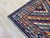 2000 - 2009 Fine Afghan Kazak Style Rainbow Sunburst Wool Rug 5x7 For Sale - Image 5 of 13