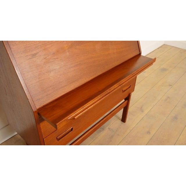 Vintage Teak Secretaire by Arne Wahl Iversen For Sale - Image 10 of 18