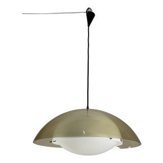 Large Space Age UFO Pendant Lamp from Stil-Luce, 1970s For Sale