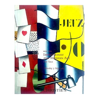 Christie's New York Catalog, Impressionist & Modern Art. Day Sale. 5 May 2005 Sale Number 1515 For Sale