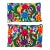 Vintage Multicolor Embroidered Otomi Tenango Hand-Stitched Pillows, a Pair For Sale