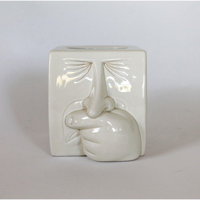 Fitz and Floyd Sneezing Man Tissue Box Cover Chairish