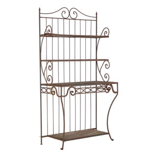 French Circa 1930 Wrought Iron Étagère / Boulangerie Racks For Sale