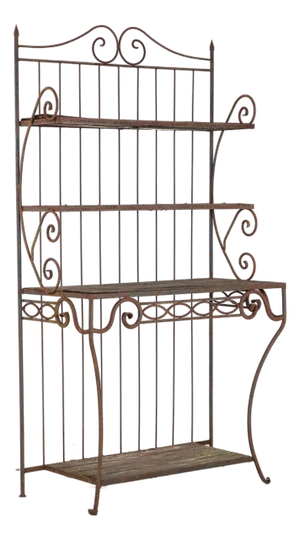 French Circa 1930 Wrought Iron Étagère / Boulangerie Racks