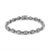 Showcasing a glamorous look to illuminate your every style choice, this stylish link bracelet features an array of...