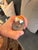 Mid 20th Century Large Horn Handle Magnifying Glass With Brassed Accents For Sale - Image 5 of 8