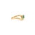 Not Yet Made - Made To Order VRJewels Square-Cut Solitaire Emerald Wave Band Ring Size 6.5 in 14k Yellow Gold For Sale - Image 5 of 14