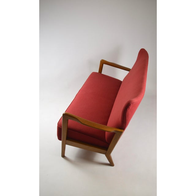 Danish Sofa and Lounge Chair by Søren Hansen for Fritz Hansen, 1940s, Set of 2 For Sale - Image 9 of 18