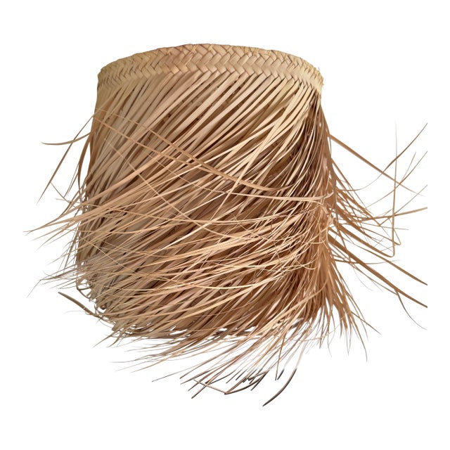 Fun Bohemian Rustic Handmade Moroccan Drum Lampshade 12" For Sale