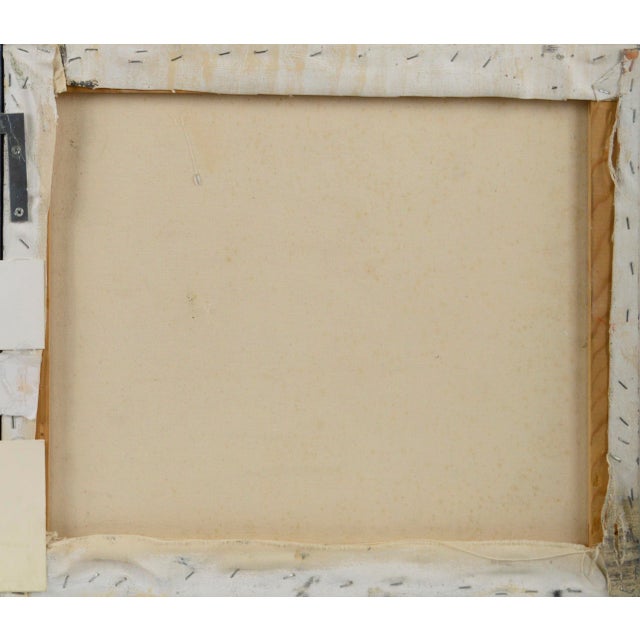 Vintage Original Oil Painting "Suspension" by Michael Pauker For Sale - Image 4 of 4