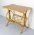 Mid-Century French Rattan Side Table with Magazine Rack, 1970s For Sale - Image 4 of 13