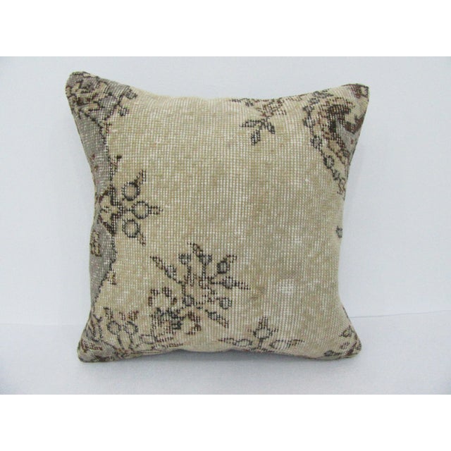 Turkish Handmade Decorative Pillow Cover For Sale - Image 4 of 4