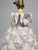 Vintage Italian Mid Century White Glazed Pineapple Form Ceramic Table Lamp For Sale In Providence - Image 6 of 10