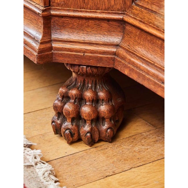 Antique Bookcase in Oak For Sale - Image 12 of 14