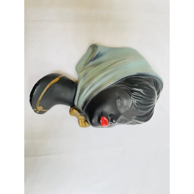 Ceramic Wall Mask from Cortendorf, 1950s For Sale - Image 5 of 8