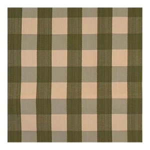 Designer Kravet Green Yellow Check Plaid Cottage Farmhouse French Country Fabric Sample