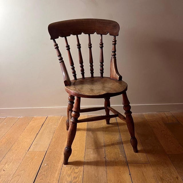 2000 - 2009 Carved and Turned Oak Chair For Sale - Image 5 of 7