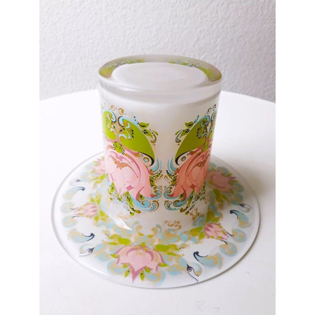 Champagne Glass Bucket and Plate by Bjorn Wiinblad for Rosenthal Studio Line, 1980s, Set of 2 For Sale - Image 6 of 14