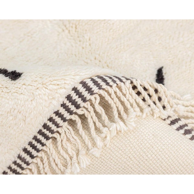 Textile Hand-Knotted Wool Rug by Azele Studio For Sale - Image 7 of 10