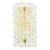 1960s Mid-Century Modern Scandinavian Glass & Brass Wall Lamp by Carl Fagerlund for Orrefors For Sale