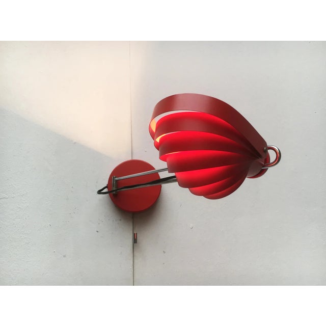 Vintage Swiss Space Age Visier Sconce by E. R. Nele for Temde For Sale - Image 14 of 18