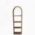 Vintage 1970s Arched Rattan & Cane Étagère, Four-Tier Shelf For Sale - Image 15 of 18