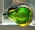 "Rare and Beautiful Color" Murano Mid Century 1950's Art Glass Apple and Pear Bookends For Sale - Image 4 of 11