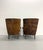 Bernhardt Vintage Bernhardt Leather and Cowhide Wingback Chairs - Pair For Sale - Image 4 of 8