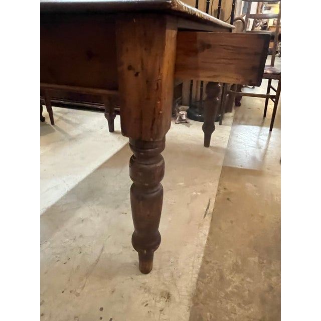 Early 20th Century Early 20th Century English Oak Top Desk For Sale - Image 5 of 6