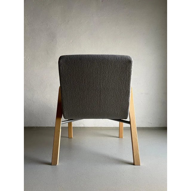 Scandinavian Gray Easy Chair | 1980s For Sale - Image 6 of 12
