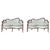Pair of Victorian Carved Walnut Button Back Sofa Circa 1890 For Sale - Image 12 of 12