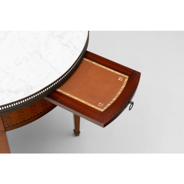 Vintage Table with Marble Top, 1920s For Sale - Image 10 of 12