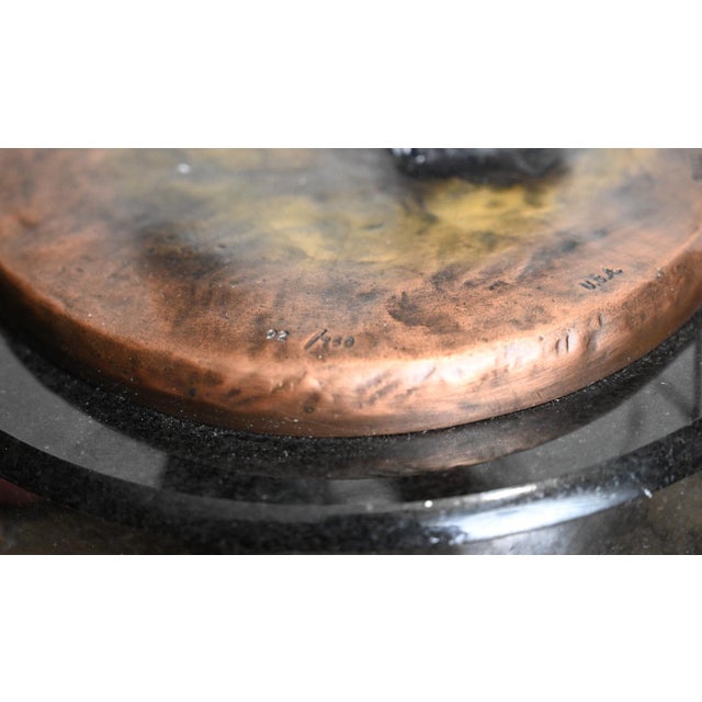 Metal c.a. Pardell “Hoop Dancer” Legends Limited Edition Sculpture on Marble Base (1993) For Sale - Image 7 of 8