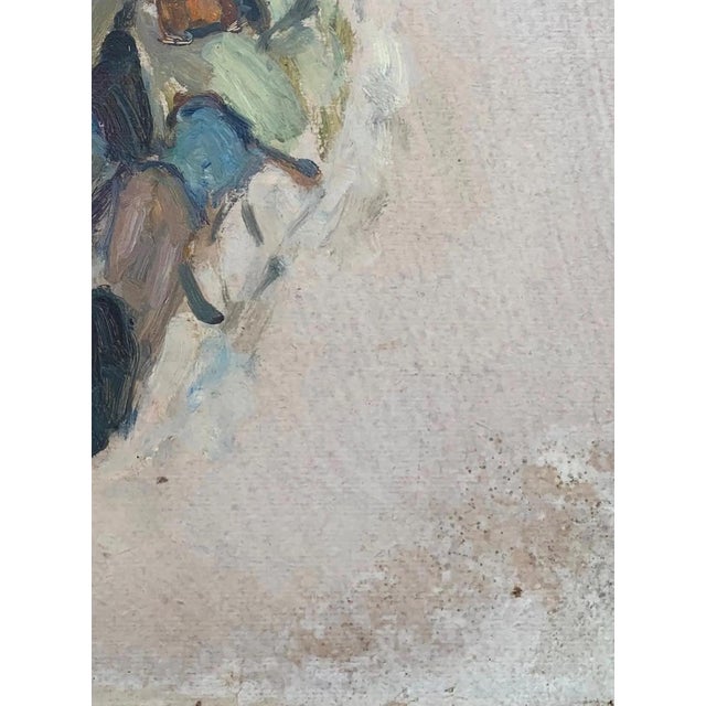 Children Portraits Children Oil Painting Original Socialist Realism Art Ukrainian Artist Sokolovsky G. 1970s For Sale - Image 6 of 6