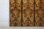 Four-Panel Red and Gold Screen with Hand-Painted Floral and Foliate Motifs For Sale - Image 10 of 12